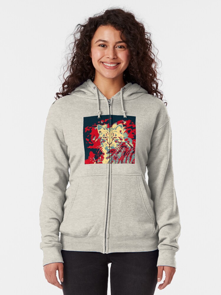 Alternate view of SUP!? Zipped Hoodie
