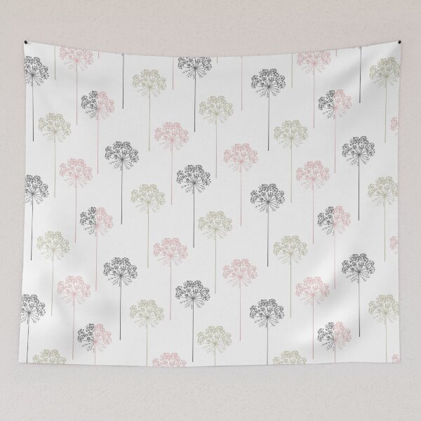 Item preview, Hand drawn vector carrot flower, seamless pattern designed and sold by Familyshmot.