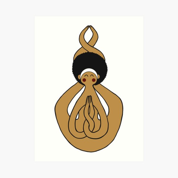 Stretched out Art Print