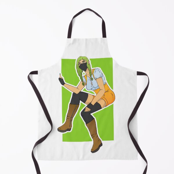 Item preview, Girl on a green background designed and sold by MadArtist123.
