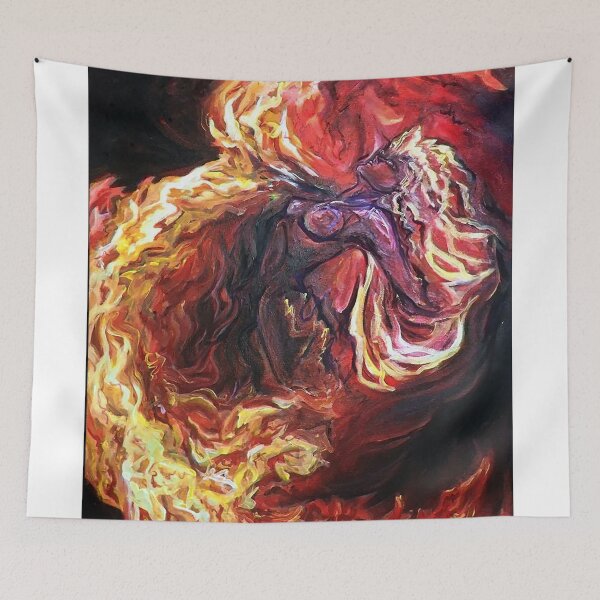 Item preview, Flare On Fire Phoenix designed and sold by erinkelli-k.