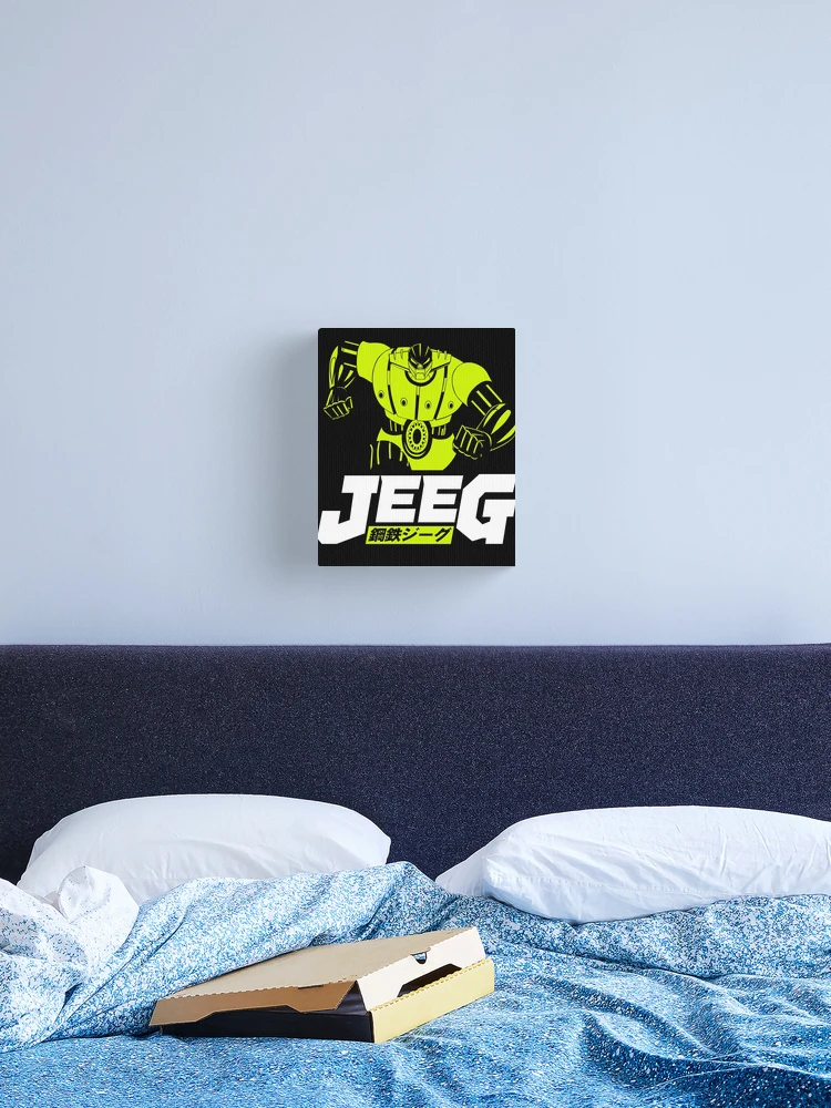 CLASSIC MECHA ANIME KOUTETSU STEEL JEEG ROBOT  Canvas Print for Sale by  Realmendesign