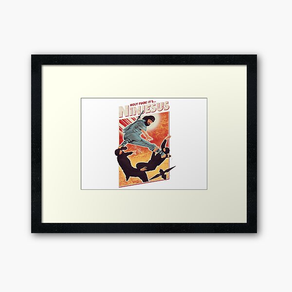 Ninjesus Framed Art Print