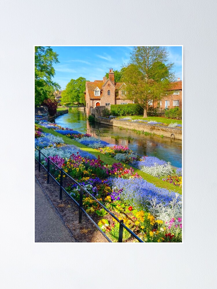 イギリス ウエストゲート・カンタベリー アート 絵画 ヴィンテージ 絵画 イギリス 風景画(街並み) カンタベリーウエストゲート