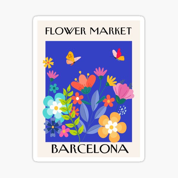 Item preview, Flower Market Barcelona designed and sold by lucentartshop1.