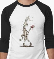 Bugs Zombunny (Sepia) Men's Baseball ¾ T-Shirt