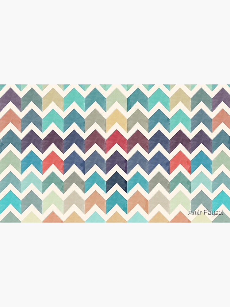 Watercolor Chevron Pattern by uniqueD