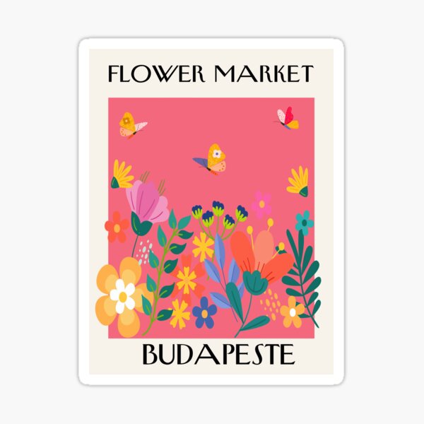 Item preview, Flower Market Budapeste designed and sold by lucentartshop1.