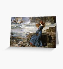 John William Waterhouse - Miranda - The Tempest Greeting Card