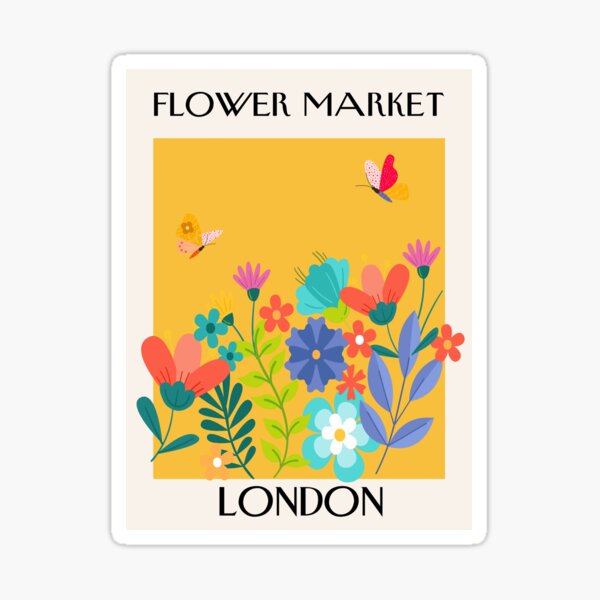 Item preview, Flower Market London designed and sold by lucentartshop1.
