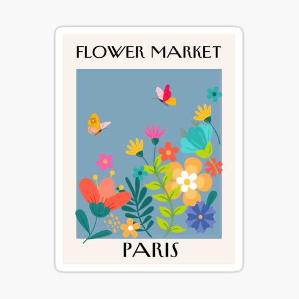 Item preview, Flower Market Paris designed and sold by lucentartshop1.