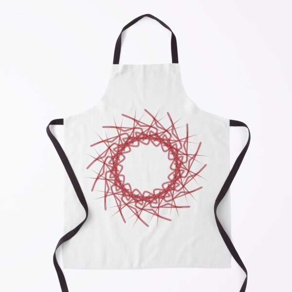 Item preview, Bright red sun, abstract art, mandala designed and sold by Meo Design.