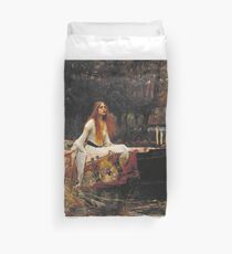 John William Waterhouse - The Lady Of Shalott 1888 Duvet Cover