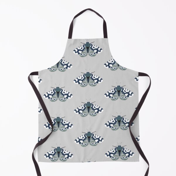 Item preview, Mod Moths in Navy and Gray designed and sold by Daisy Beatrice.