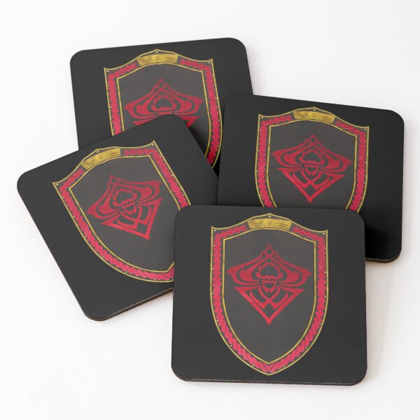 Item preview, Spider Sigil Red (Shield Red Celtic Rope Gold rims Black Core) designed and sold by Swabcraft.