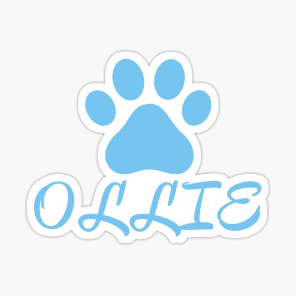 Artikel-Vorschau von Blauer Katzenpfoten-Ollie, designt und verkauft von Foofighter01.