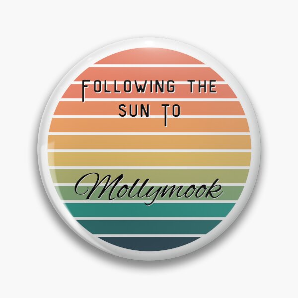 Item preview, Following The Sun To Mollymook Retro Sunset designed and sold by Zaprinda.