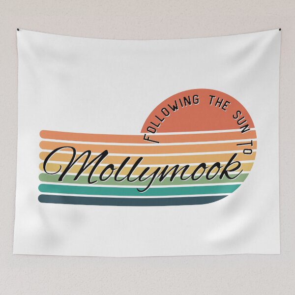 Item preview, Following The Sun To Mollymook Retro Sunset designed and sold by Zaprinda.