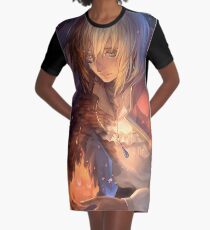 Howls Moving Castle Graphic T-Shirt Dress