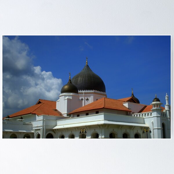 Bright Sky - Malaysian Mosque Poster