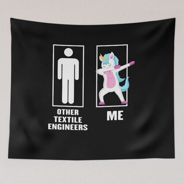 Item preview, Funny Unicorn Dabbing Other Textile engineer Me, Textile engineer Dad Husband Birthday Christmas Gift designed and sold by xlnv.