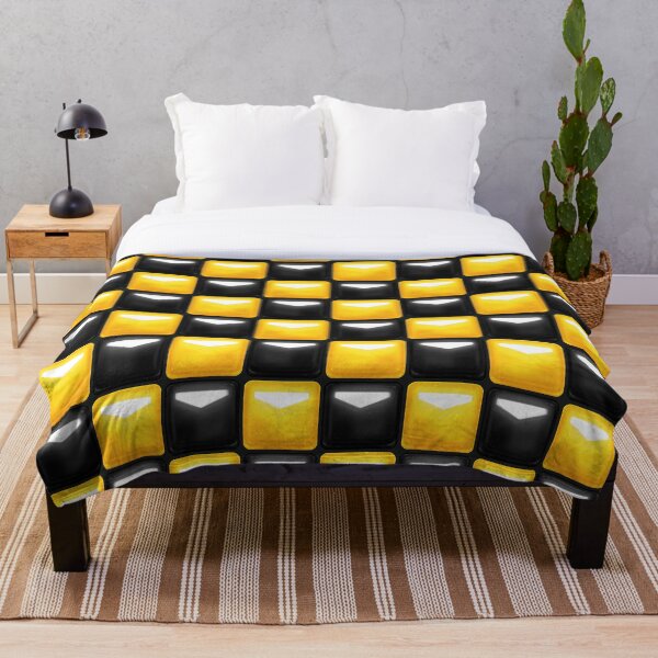 Item preview, Beat Saber Block Pattern 2022 - Black & Yellow designed and sold by JessySketches.