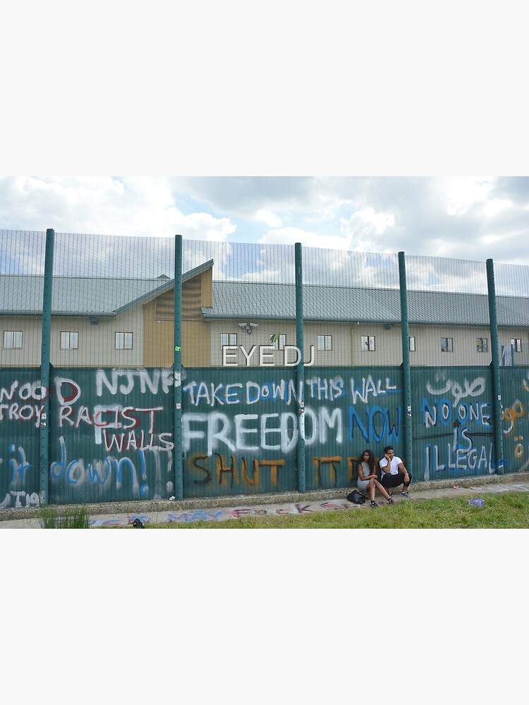 Yarl's Wood Perimeter Wall, Immigration Detention Centre. by iDJPhotography