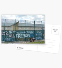 Yarl's Wood Perimeter Wall, Immigration Detention Centre. Postcards