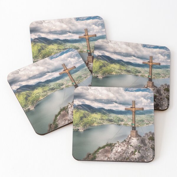 Item preview, Wooden cross on the hill overlooking the river designed and sold by dylan150488.