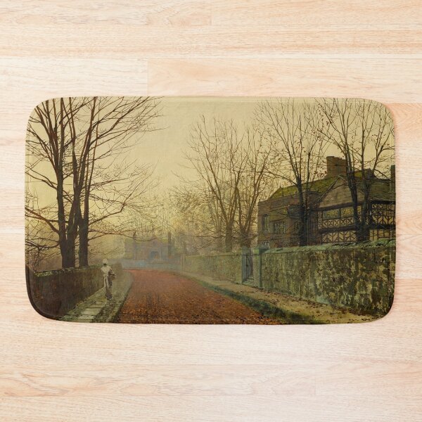 Item preview, A November Morning | John Atkinson Grimshaw | 1883 Victorian Print designed and sold by CJET.