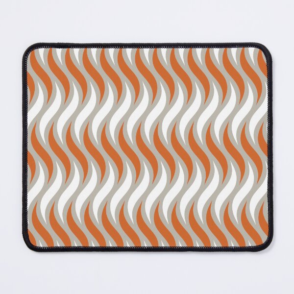 Item preview, Psychedelic Moving Waves African Pattern Terracotta designed and sold by Inogitna Designs.