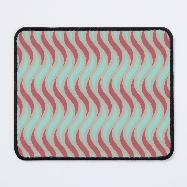 Item preview, Terracotta and Turquoise Wavy Afrocentric Pattern  designed and sold by Inogitna Designs.