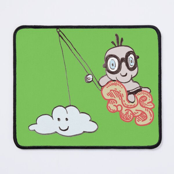 Item preview, fishing a cloud in green designed and sold by AHELENE.