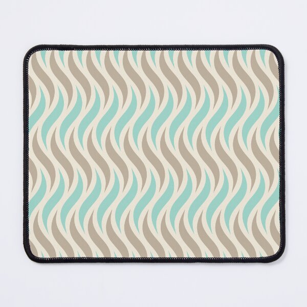 Item preview, Turquoise Wavy African Pattern  designed and sold by Inogitna Designs.