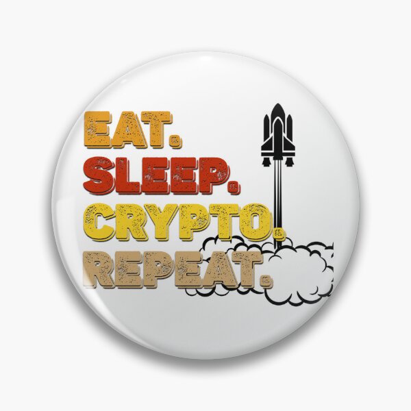 Item preview, Eat Sleep Crypto Repeat designed and sold by Benyacine.