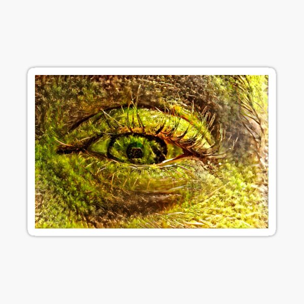 Duende Verde Gabri (Squints at u eyes) Sticker for Sale by