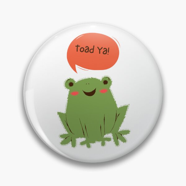 Item preview, Toad Ya! Cute Frog Lovers Artwork   designed and sold by GoodVibes305.