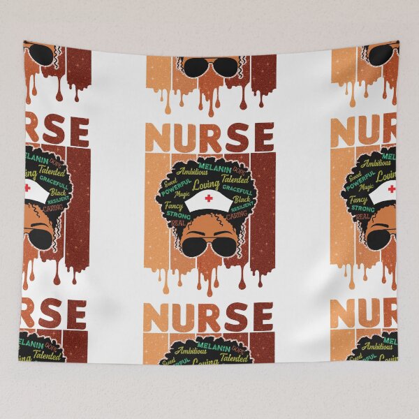 Item preview, Black Nurse Pride - Black Excellence designed and sold by OffBeatHolidays.