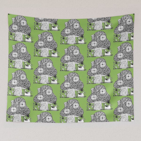 Item preview, Mushroom Cottage designed and sold by PeachBabeSuds.