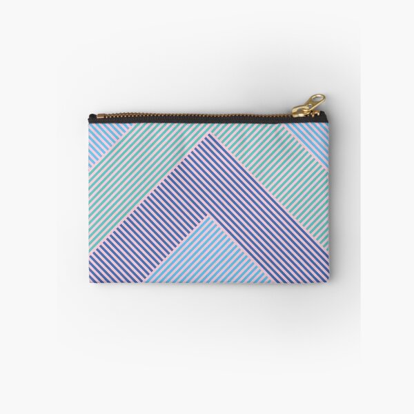Item preview, Chevron Zigzag Stripes Retro Blue Lines designed and sold by Inogitna Designs.