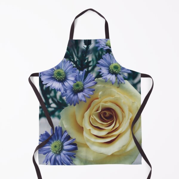 Item preview, Yellow Rose & Michaelmas Daisies designed and sold by RoseyElisabeth.