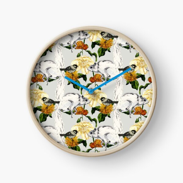 Great Tit & Squirrel Clock
