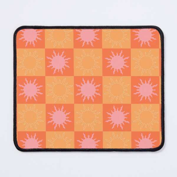 Item preview, Pink Sun Orange Checkerboard designed and sold by CaseyCara.