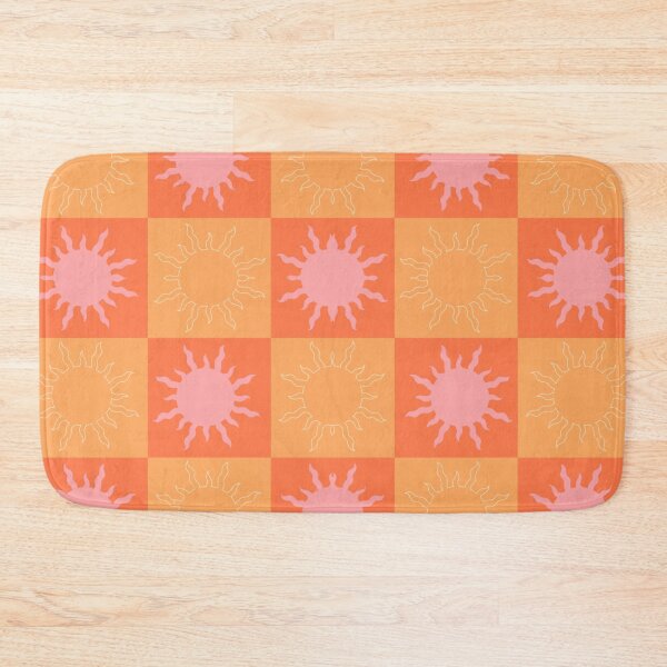 Item preview, Pink Sun Orange Checkerboard designed and sold by CaseyCara.