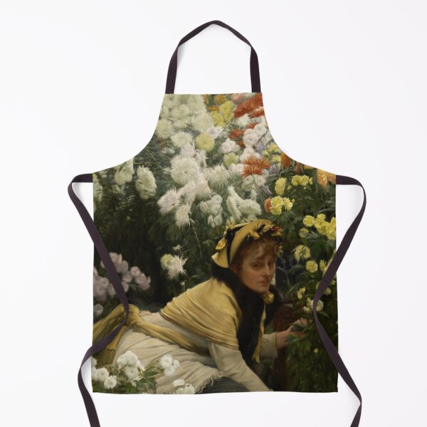 Item preview, Chrysanthemums | James Tissot | 1876 Victorian Gardening Art designed and sold by CJET.