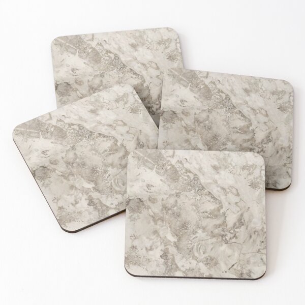 Item preview, Beige, silver and offwhite marble print designed and sold by HadeeeeL.