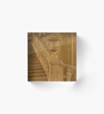 Marble staircase with vase Acrylic Block