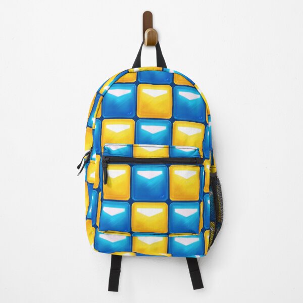Item preview, Beat Saber Block Pattern 2022 - Azure Blue & Golden Yellow designed and sold by JessySketches.