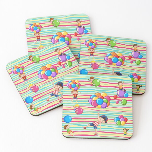 Item preview, Kids with balloons designed and sold by aliztisoczki.