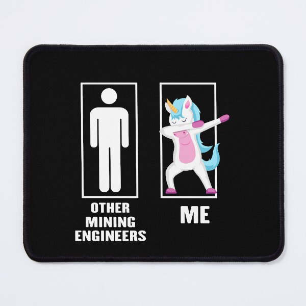 Item preview, Funny Unicorn Dabbing Other Mining engineer Me, Mining engineer Dad Husband Birthday Christmas Gift designed and sold by xlnv.